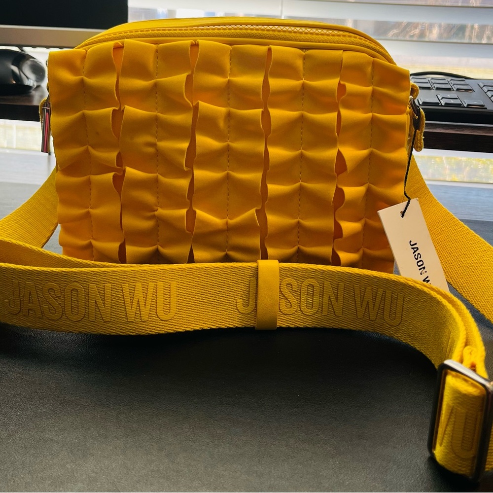Jason Wu Sylvia Frill Camera Crossbody Bag-Sunflower yellow - NWT  168.00 MSRP